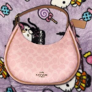 COACH Emily Shoulder Bag Powder Pink